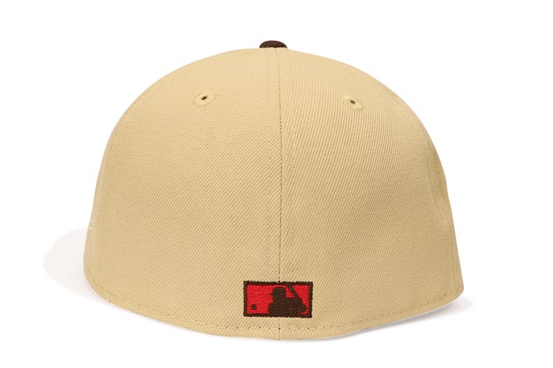 NEW ERA CHICAGO CUBS 59FIFTY FITTED CAP (1908 WORLD SERIES CUSTOM SIDE PATCH/GREEN UNDER VISOR/VEGAS GOLD WALNUT) 70847661