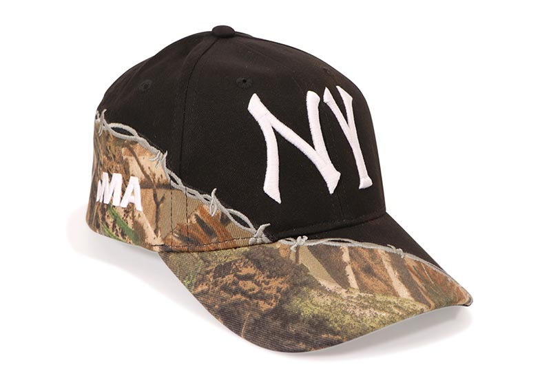 oMA STUDIOS NY METAL CAMO HAT (BLACK)
