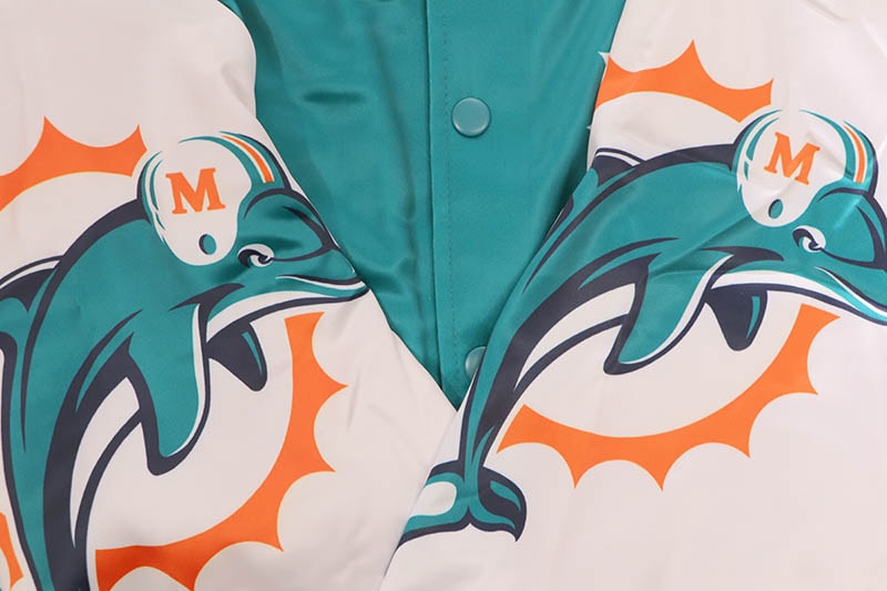 CHALK LINE MIAMI DOLPHINS LOGO FANIMATION JACKET (CL23MIA020F