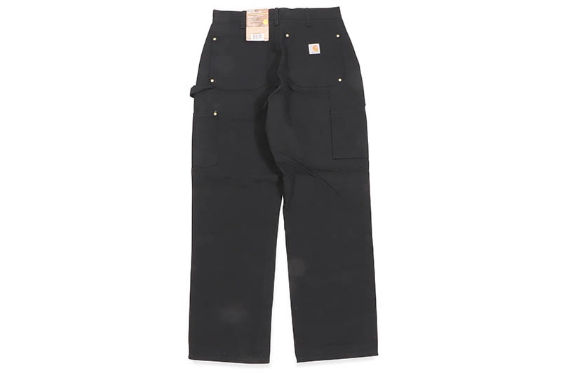 Carhartt ICONIC B01 FIRM DUCK DOUBLE-FRONT DUNGAREE (106679-BLK