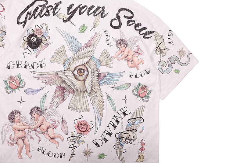 ROKU STUDIO FAITH BOXY TEE  (RK1482091:WHITE)