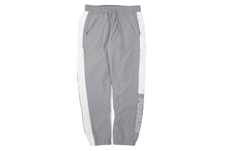 PRO CLUB FULL COURT WINDBREAKER PANTS (SLATE) 03PC0503 15PC0507