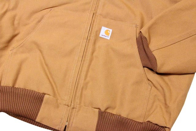 Carhartt FIRM DUCK INSULATED FLANNEL-LINED ACTIVE JACKET (J140-BRN