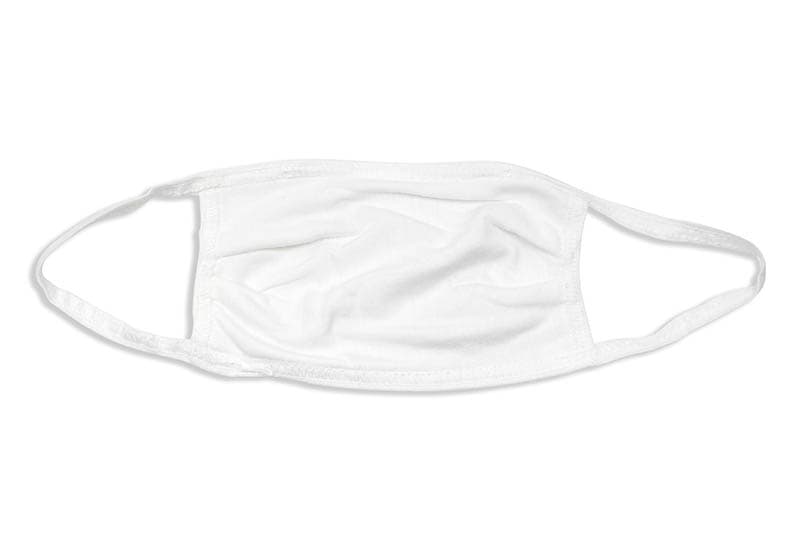 HANES WICKING COTTON MASKS 10-PACK (WHITE)