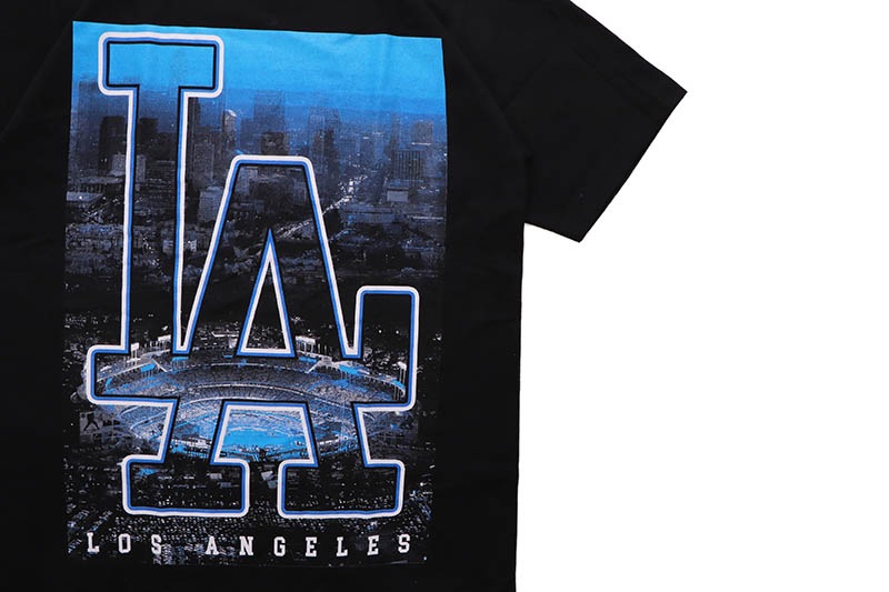STREET WEAR SUPPLY LOS ANGELS DODGER STADIUM T-SHIRT (BLACK)