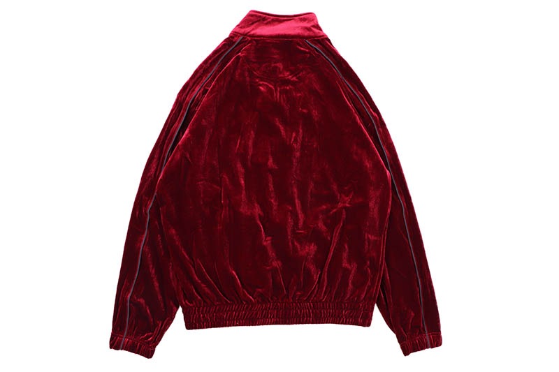 PRO CLUB COMFORT VELOUR TRACK JACKET (BURGUNDY) 16PC0303