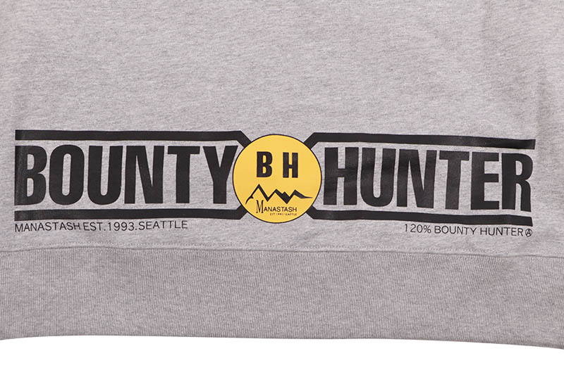MANASTASH X BOUNTY HUNTER SWEATSHIRTS (792-5232006-020:GRAY)