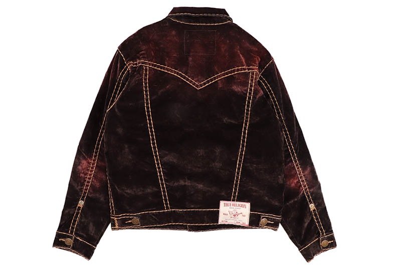TRUE RELIGION OVERSIZED SUPER T VELVET JACKET (110298:VELVET WASH)