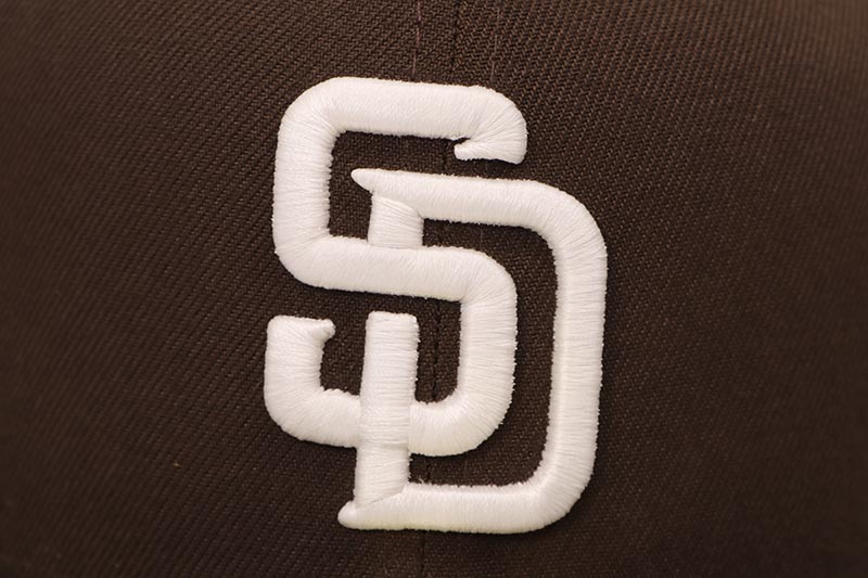 NEW ERA SAN DIEGO PADRES 59FIFTY FITTED CAP (2016 ALL STAR GAME SIDE PATCH/PEANUTS TAN UNDER VISOR/WALNUT) 70853570