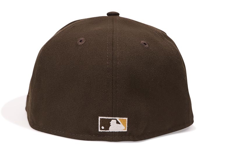 NEW ERA SAN DIEGO PADRES 59FIFTY FITTED CAP (2016 ALL STAR GAME SIDE PATCH/PEANUTS TAN UNDER VISOR/WALNUT) 70853570