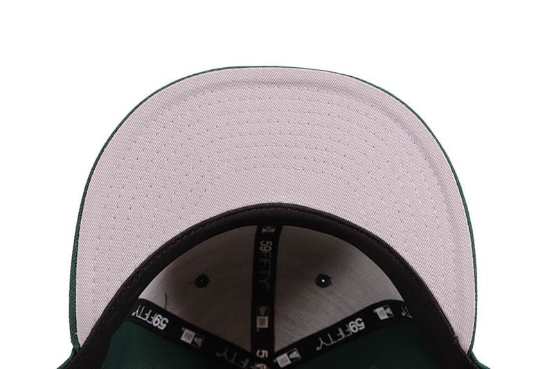 NEW ERA COLORADO SPRINGS MILLIONAIRES 59FIFTY FITTED CAP (GREY UNDER VISOR/DARK GREEN) 14439550