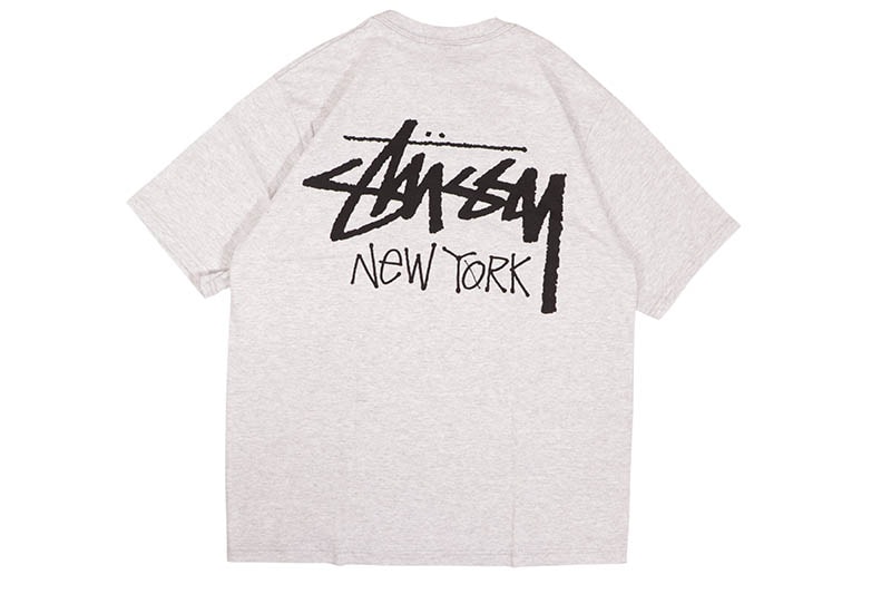 『新品未着用』STUSSY Tシャツ アッシュヘザー Sサイズ STUSSY STOCK NEW YORK T-SHIRTS (ASH HEATHER) 3903976 | Brand,S-Z