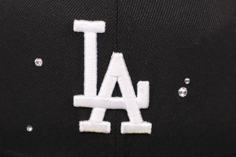 NEW ERA LOS ANGELES DODGERS NIGHT OUT RHINESTONE 59FIFTY FITTED CAP (BLACK) 14745168