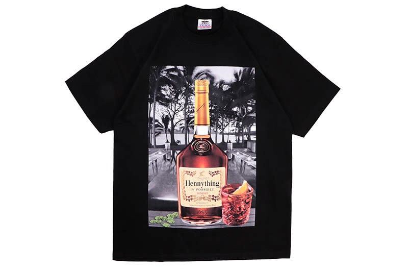 STREET WEAR SUPPLY HENNYTHING IS POSSIBLE T-SHIRT (BLACK)