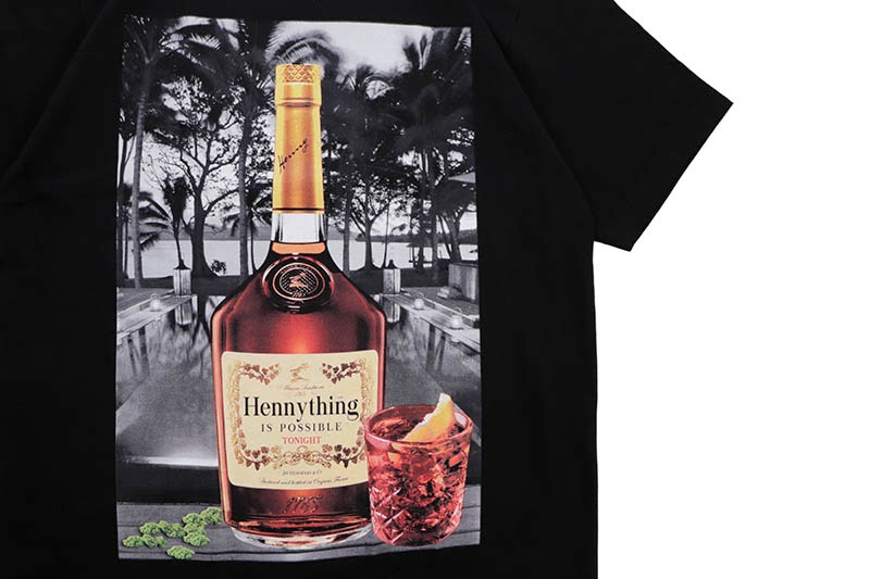 STREET WEAR SUPPLY HENNYTHING IS POSSIBLE T-SHIRT (BLACK)