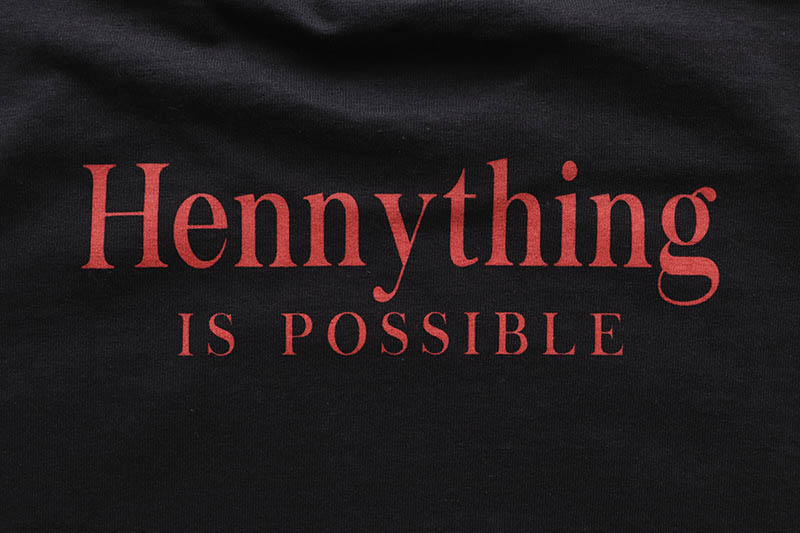 STREET WEAR SUPPLY HENNYTHING IS POSSIBLE T-SHIRT (BLACK)