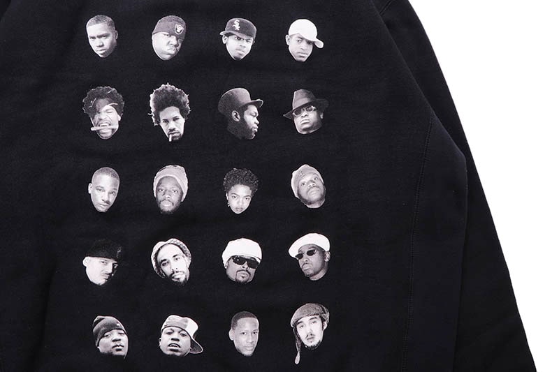 CLASSIC MATERIAL NY CIRCA 94 CREW SWEAT (BLACK)