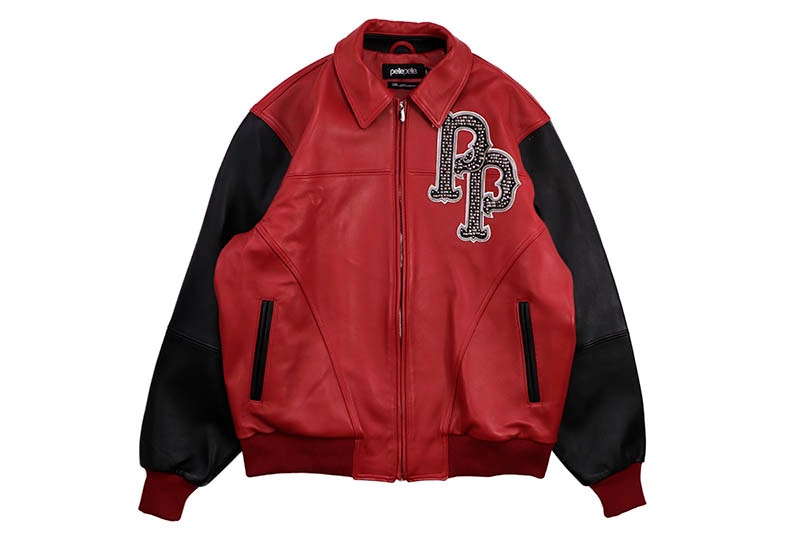 Pelle Pelle PELLE LEGEND JACKET (424-37494-CBS:CABERNET/BLACK/WHITE/SILVER)
