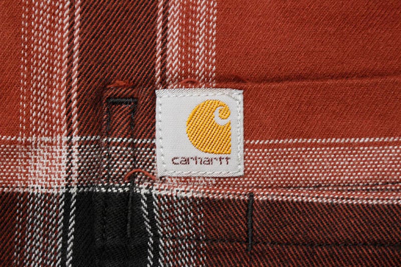 Carhartt RUGGED FLEX RELAXED FIT FLANNEL FLEECE-LINED PLAID SHIRT (104450/R18:IRON ORE)