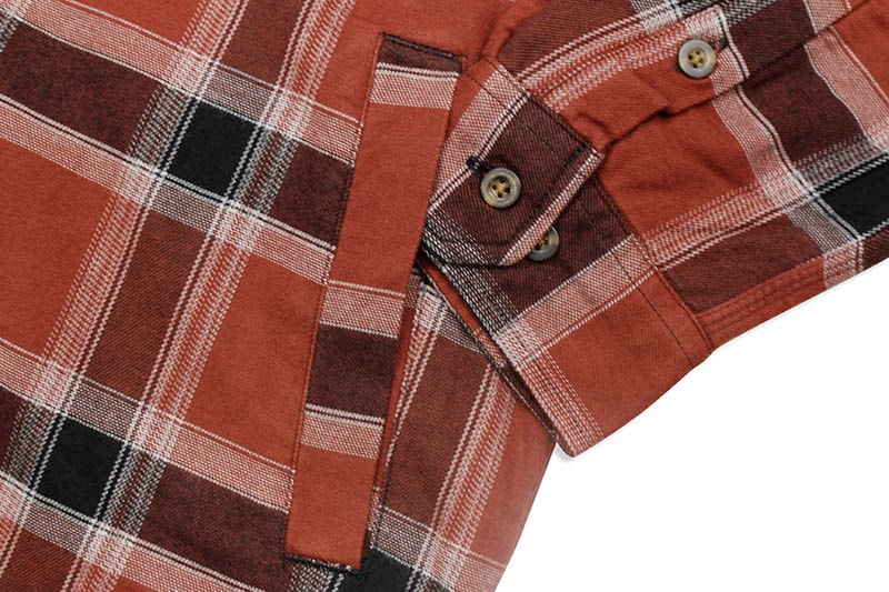 Carhartt RUGGED FLEX RELAXED FIT FLANNEL FLEECE-LINED PLAID SHIRT (104450/R18:IRON ORE)