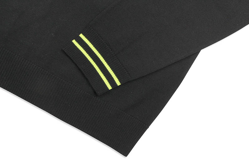 ICEBERG LARGE LOGO KNIT SWEATER (BLACK)