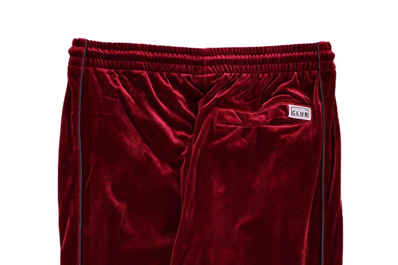 PRO CLUB COMFORT VELOUR TRACK PANT (BURGUNDY) 16PC0403