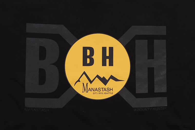 MANASTASH X BOUNTY HUNTER SWEATSHIRTS (792-5232006-010:BLACK)