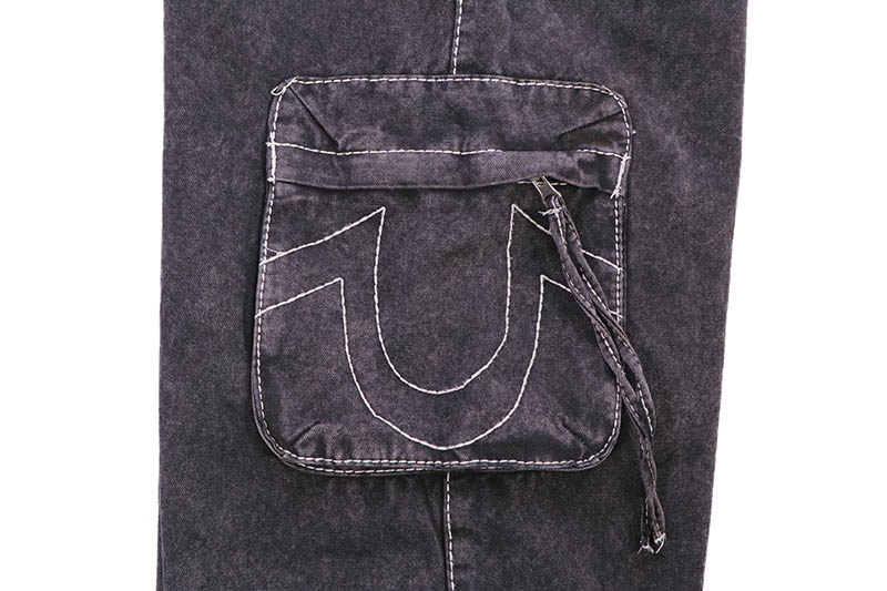 TRUE RELIGION BIG T CARPENTER PANT (109580:BLACK)