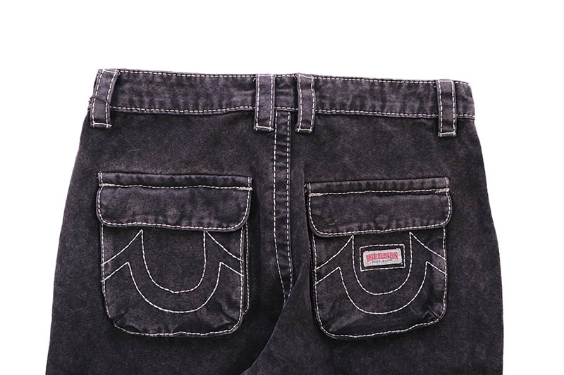 TRUE RELIGION BIG T CARPENTER PANT (109580:BLACK)