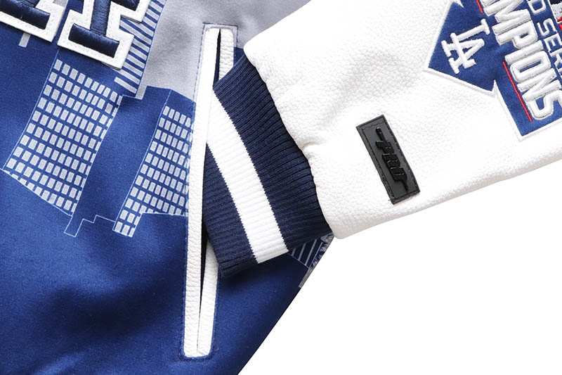 PRO STANDARD LOS ANGELES DODGERS REMIX VARSITY JACKET (LLD632044:BLUE MULTI)