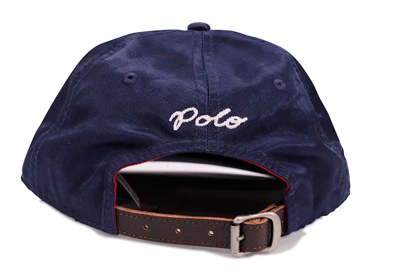 POLO RALPH LAUREN NY PATCH SATIN BALL CAP (710941909001:NEW PORT NAVY)