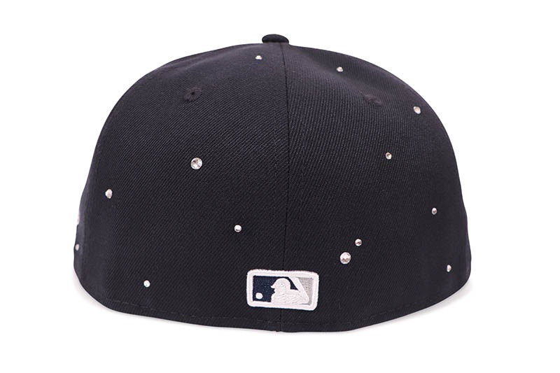 NEW ERA NEW YORK YANKEES NIGHT OUT RHINESTONE 59FIFTY FITTED CAP (NAVY) 14745150