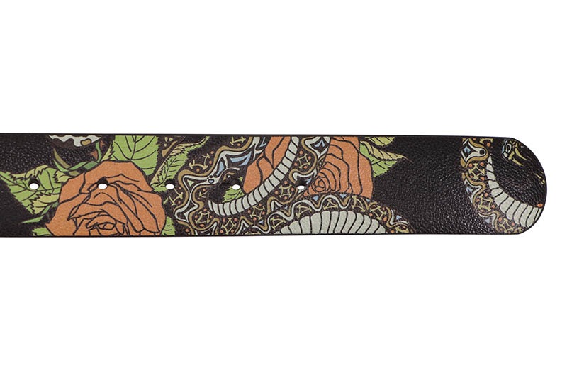 TRUE RELIGION HORSESHOE SNAKE BELT (TR4301:MULTI)