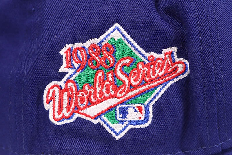 NEW ERA LOS ANGELES DODGERS 1988 WORLD SERIES SIDE PATCH 9FORTY A-FRAME ADJUSTABLE CAP (DARK ROYAL) 13328261