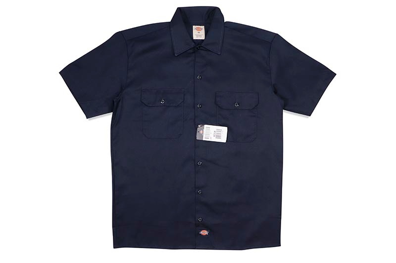 DICKIES SHORT SLEEVE WORK SHIRT (1574DN:DARK NAVY) | Brand,A-F