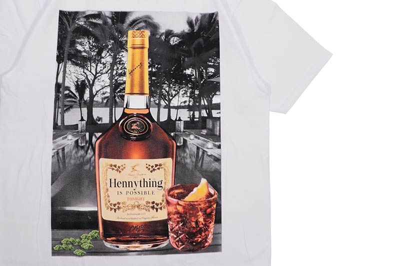 STREET WEAR SUPPLY HENNYTHING IS POSSIBLE T-SHIRT (WHITE)
