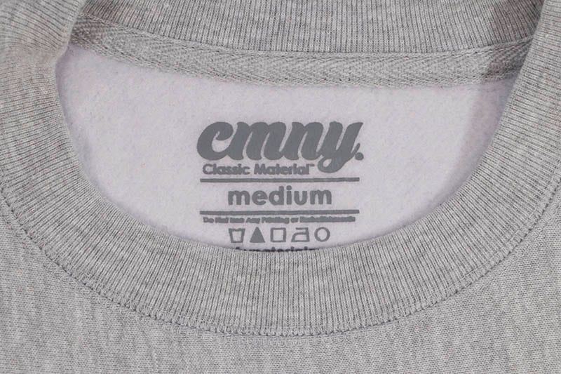 CLASSIC MATERIAL NY CIRCA 94 CREW SWEAT (GREY)
