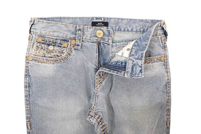TRUE RELIGION RICKY MARLED SUPER QT FLAP JEAN 34” (109262