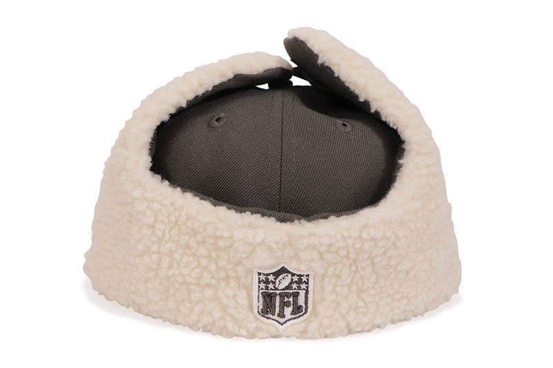 NEW ERA LAS VEGAS RAIDERS 59FIFTY DOG EAR FITTED CAP (DARK PEWTER) 14668178