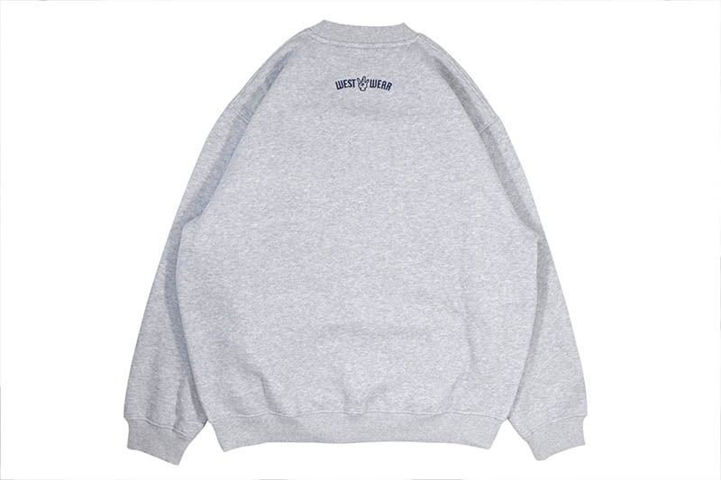 ウエストウェア　GFL G-way メンズ EAST SIDAZ 刺繍 スエット ネイビー WEST WEAR GFL