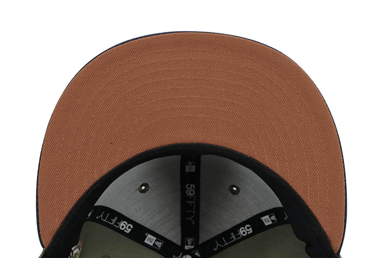 NEW ERA CHICAGO CUBS 59FIFTY FITTED CAP (1962 ALL STAR GAME SIDE PATCH/BURNT ORANGE UNDER VISOR/OLIVE OBSIDIAN)