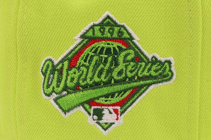 NEW ERA NEW YORK YANKEES 59FIFTY FITTED CAP (1996 WORLD SERIES SIDE PATCH/GREY UNDER VISOR/CYBER GREEN) 14490419