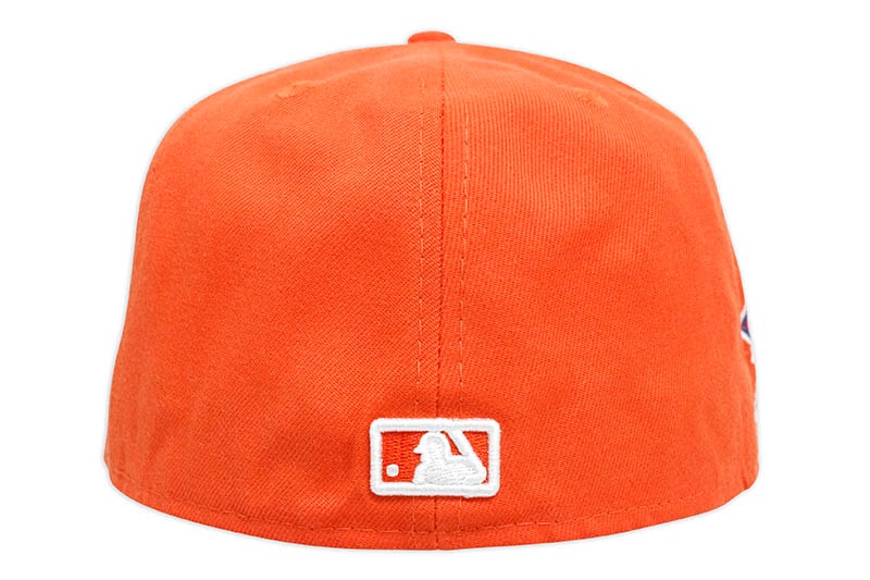 NEW ERA NEW YORK YANKEES 59FIFTY FITTED CAP (1999 WORLD SERIES SIDE PATCH/PINK UNDER VISOR/ORANGE)