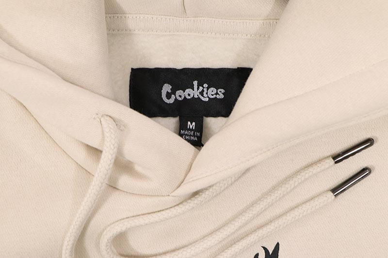 COOKIES WORLD ON FIRE PULLOVER FLEECE HOODIE (NATURAL) CM253HFC05