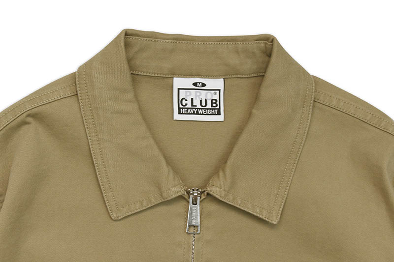 PRO CLUB HEAVYWEIGHT MECHANIC'S JACKET (KHAKI) 11PC0301