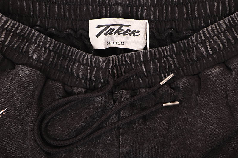TAKER BIG STEPPER FRENCH TERRY SHORTS (T5230:BLACK) | Brand,OTR