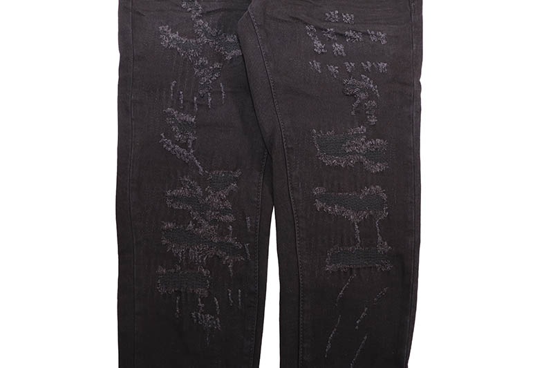 VALABASAS LEADER SKINNY DENIM (VLBS-VJ2-1045:JET BLACK)