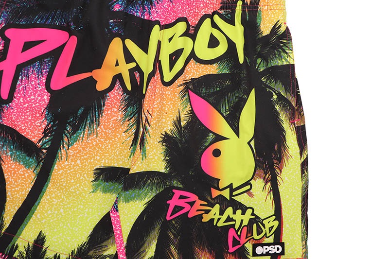 PSD PLAYBOY BEACH CLUB STRETCH SWIM TRUNKS 2261B1002