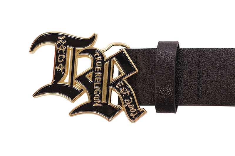 TRUE RELIGION TR BUCKLE BELT (TR4072:BLACK)