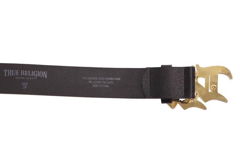 TRUE RELIGION TR BUCKLE BELT (TR4072:BLACK)